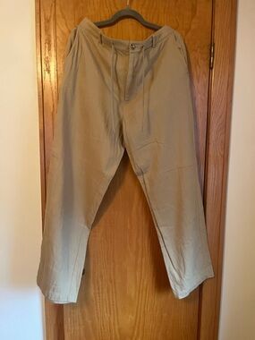 Men's Casual Drawstring Chino Pants - Beige